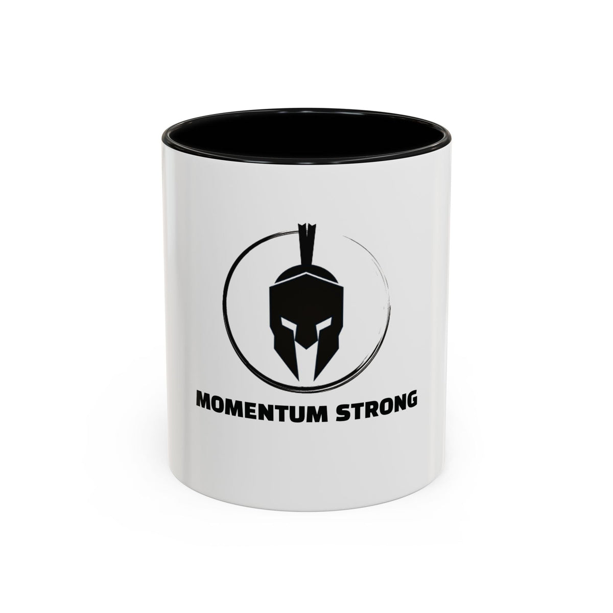 Momentum Strong Coffee Mug – Motivational 11oz & 15oz Accent Mug for Fitness Enthusiasts Printify