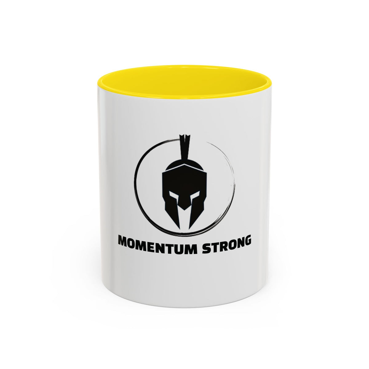 Momentum Strong Coffee Mug – Motivational 11oz & 15oz Accent Mug for Fitness Enthusiasts Printify