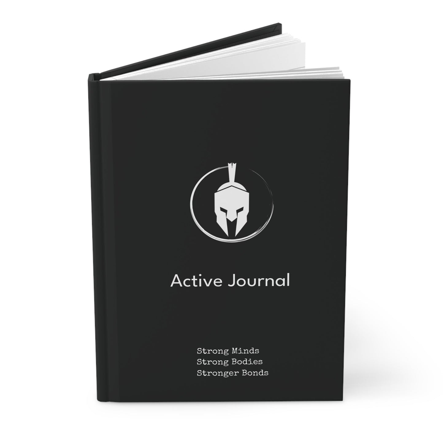 Active Journal: Empowering Hardcover Notebook for Strong Minds & Bodies Printify