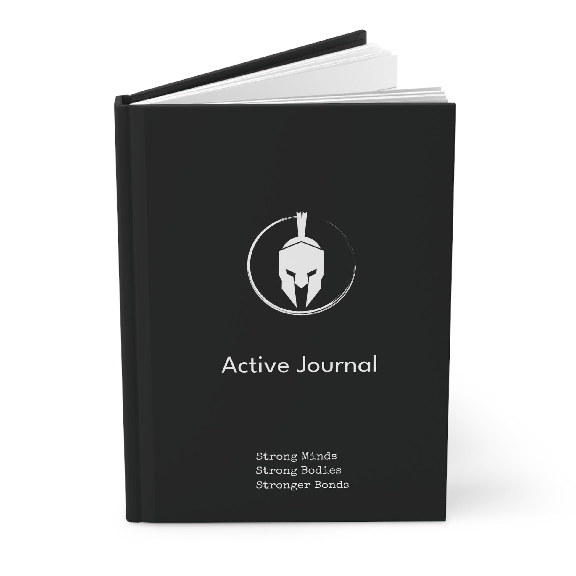 Active Journal: Empowering Hardcover Notebook for Strong Minds & Bodies Printify