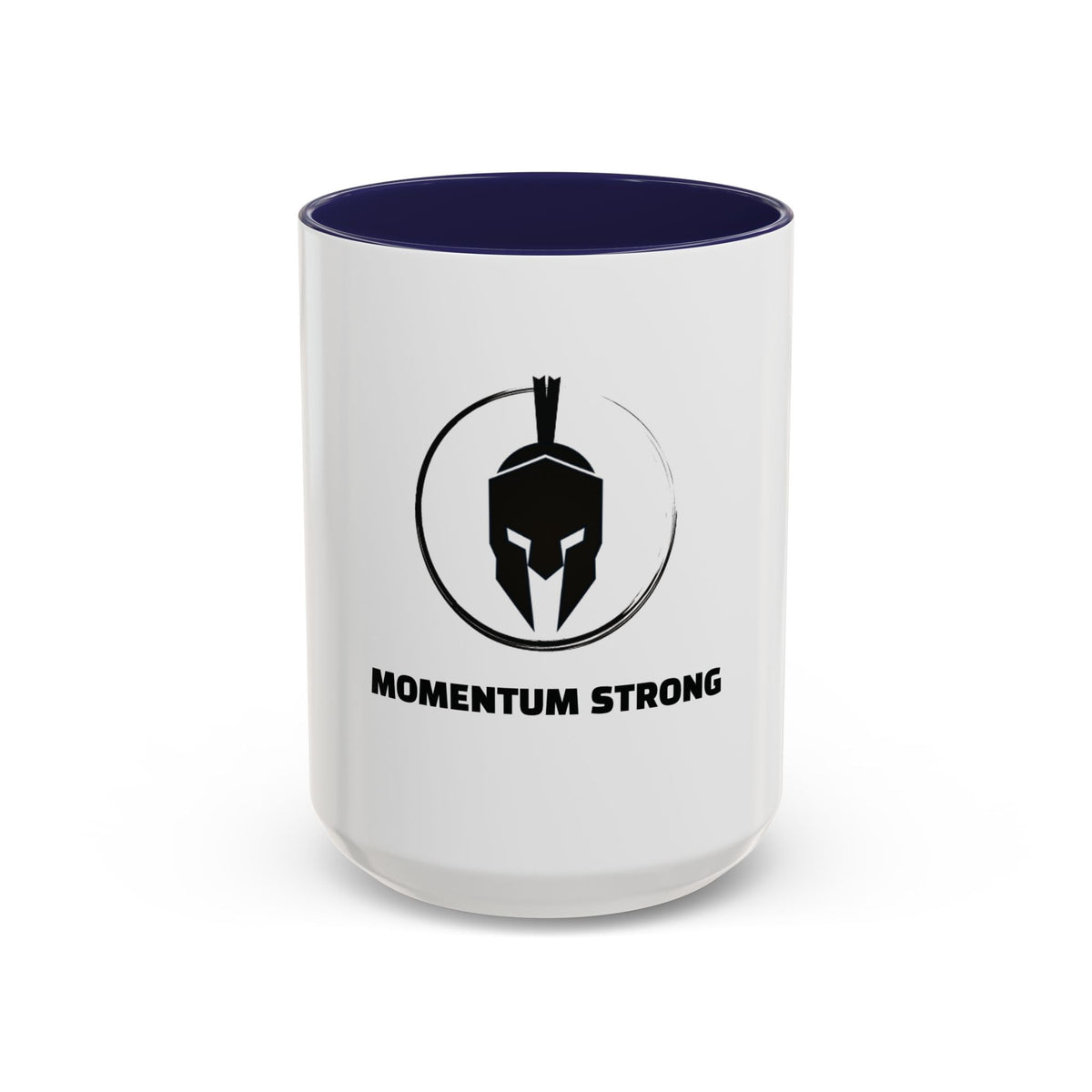 Momentum Strong Coffee Mug – Motivational 11oz & 15oz Accent Mug for Fitness Enthusiasts Printify