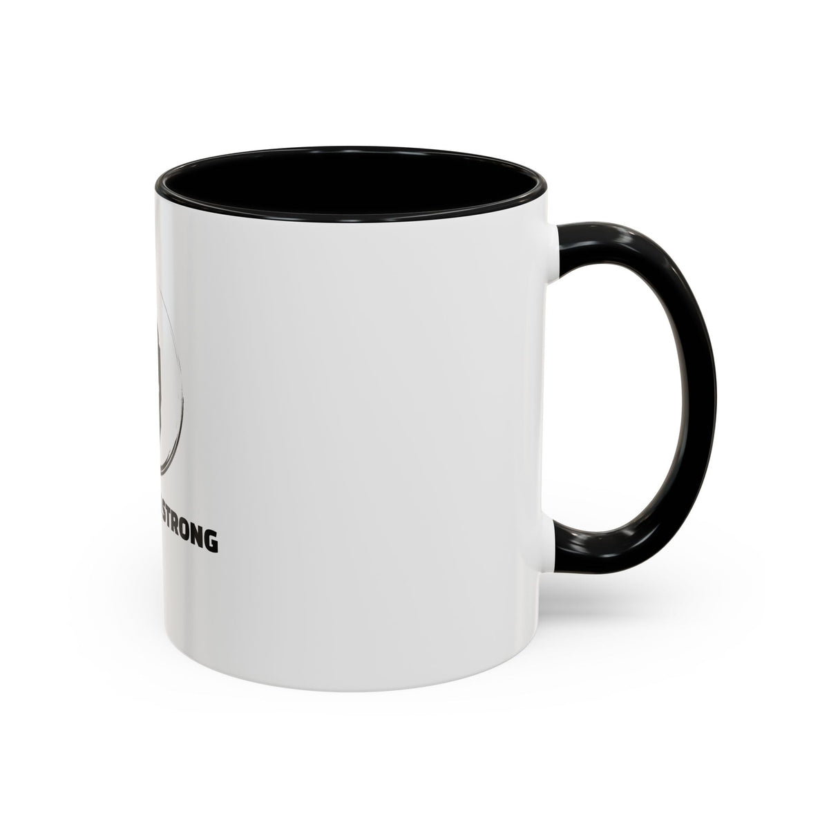 Momentum Strong Coffee Mug – Motivational 11oz & 15oz Accent Mug for Fitness Enthusiasts Printify