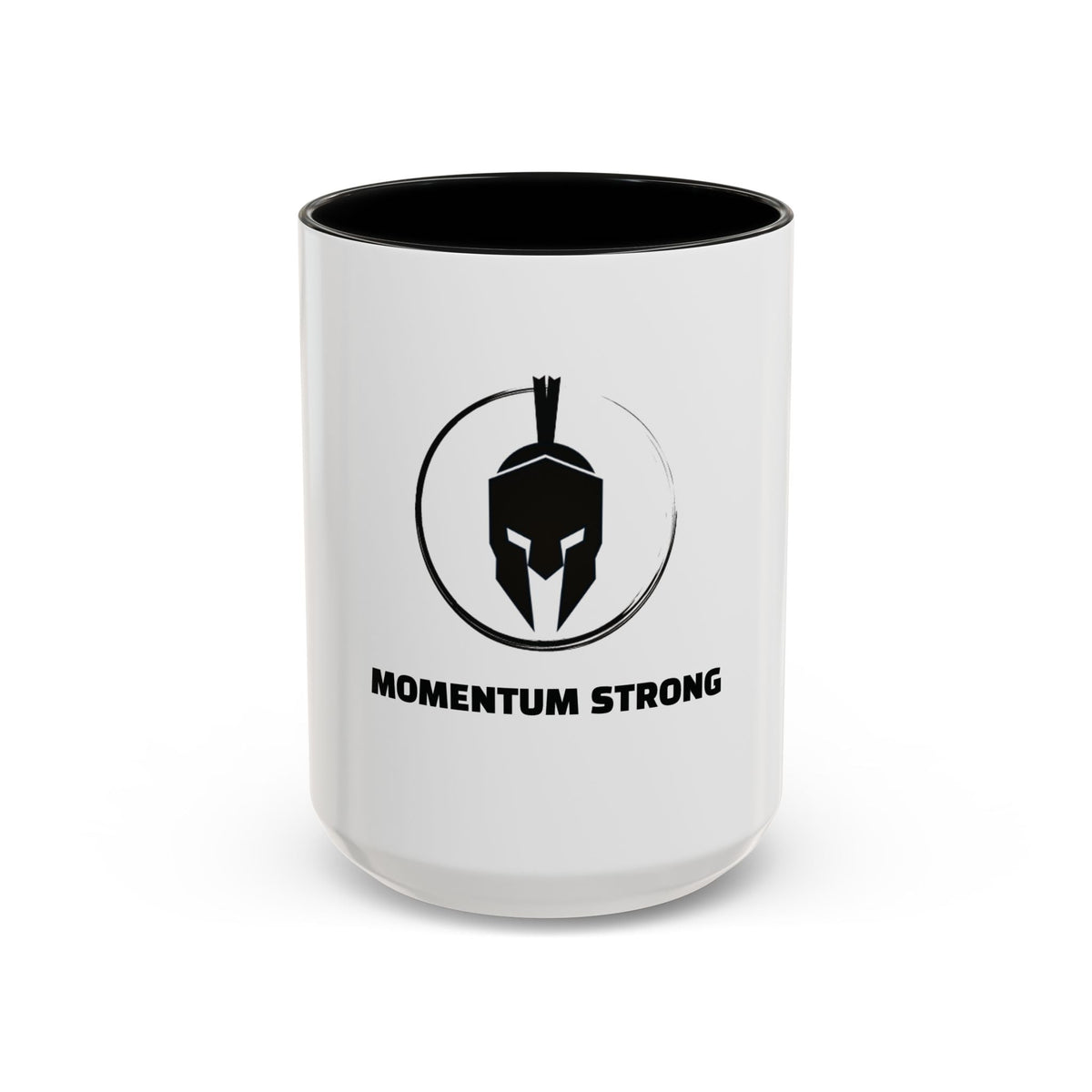 Momentum Strong Coffee Mug – Motivational 11oz & 15oz Accent Mug for Fitness Enthusiasts Printify