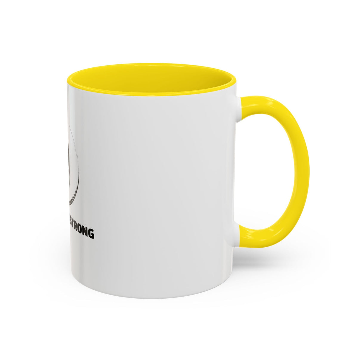 Momentum Strong Coffee Mug – Motivational 11oz & 15oz Accent Mug for Fitness Enthusiasts Printify